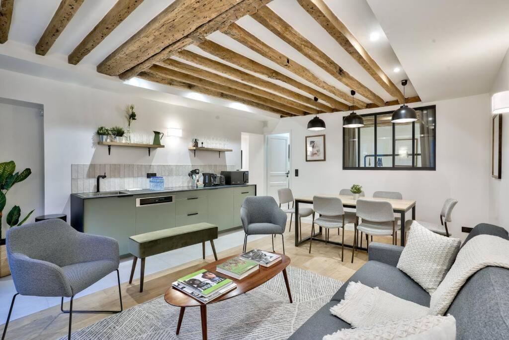 Magnifique Appartement Pour 6 - Montorgueil Parigi Esterno foto