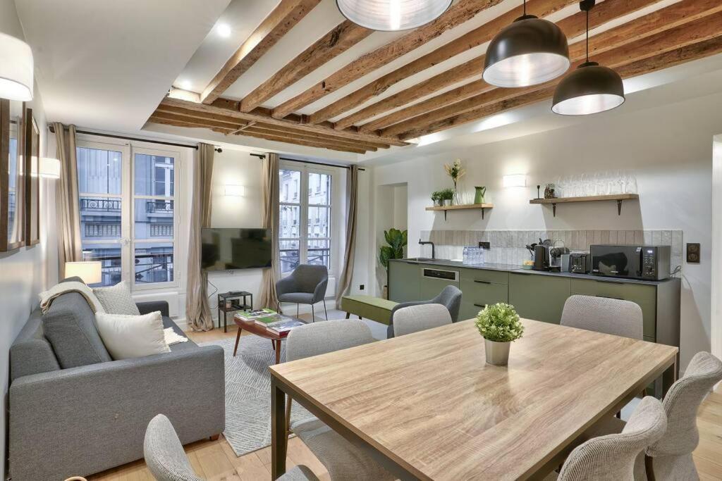 Magnifique Appartement Pour 6 - Montorgueil Parigi Esterno foto