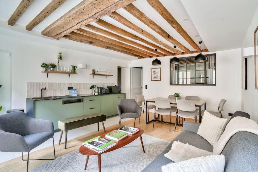 Magnifique Appartement Pour 6 - Montorgueil Parigi Esterno foto