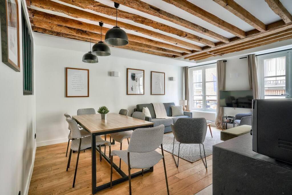 Magnifique Appartement Pour 6 - Montorgueil Parigi Esterno foto